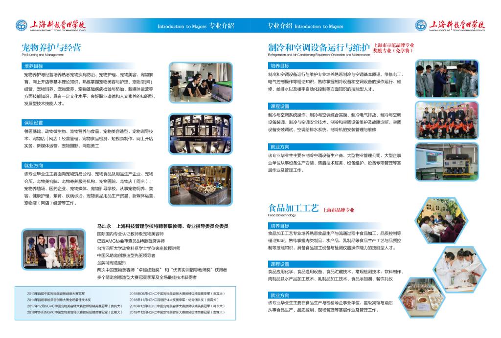 2021年上海科技管理学校招生简章